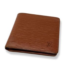 Louis Vuitton Brown Taiga Leather Wallet